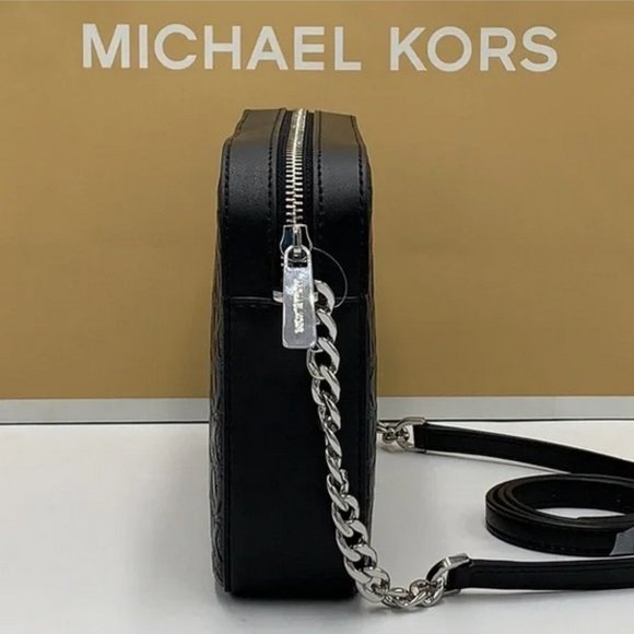 MICHAEL KORS LARGE EAST WEST CROSSBODY BLACK - Picture 7 of 16